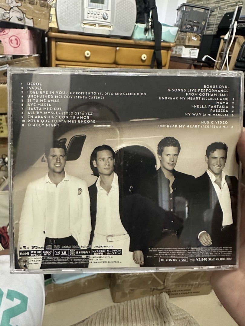 CD DVD Il Divo Ancora (Category: CDs & DVDs) located in Rodriguez. Submitted by pwestoonlinestore (Listing ID 1467064861, Image 2). Description: .
