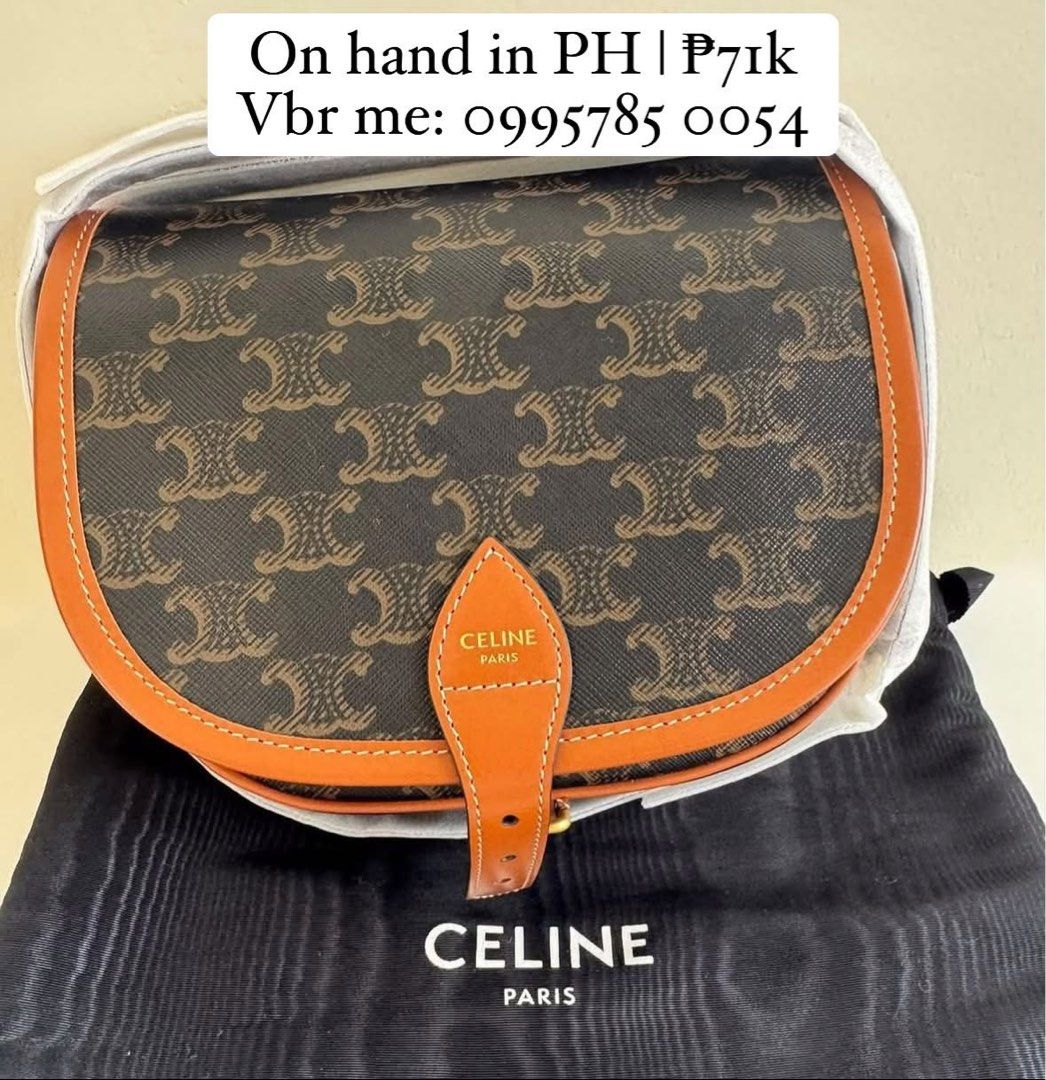 Celine Mini Vertical Cavas in Triomphe Canvas (Category: Luxury Bags & Wallets) located in Manila. Submitted by deiclacio_ (Listing ID 1466981201, Image 3). Description: On hand in PH Vbr me: 0995785 0054.