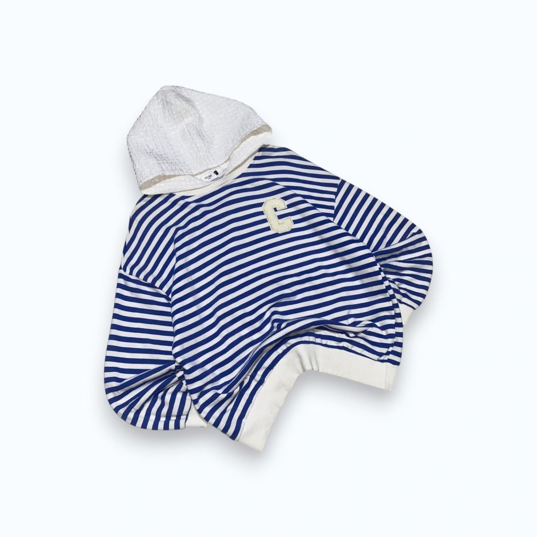 CELINE PULLOVER HOODIE (Category: Coats, Jackets and Outerwear) located in Quezon. Submitted by ejay.thrift.clothes (Listing ID 1467148976, Image 3). Description: MEDIUM 23 X 26 NO ISSUE COLOR RATE: 9/10 EXCELLENT CONDITION FRESHLY WASHED READY TO WEAR # 516.