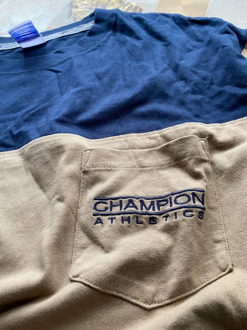 CHAMPION ATHLETICS POCKET TEE (Category: Tshirts & Polo Shirts ) located in Dipolog. Submitted by 2hccollective (Listing ID 1467127343, Image 2). Description: EXCELLENT CONDITION NO ISSUE SIZE XL.