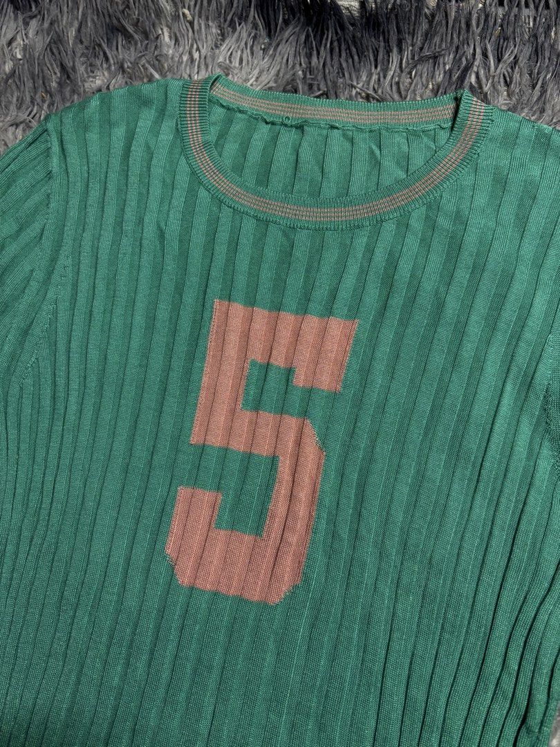 Chanel (Category: Luxury Apparel) located in Legazpi City. Submitted by thesource052 (Listing ID 1467165345, Image 3). Description: Chanel Knitted Cut necktag Medium can fit to large Width: 18-20” Length: 23-24” Good as new no issues.