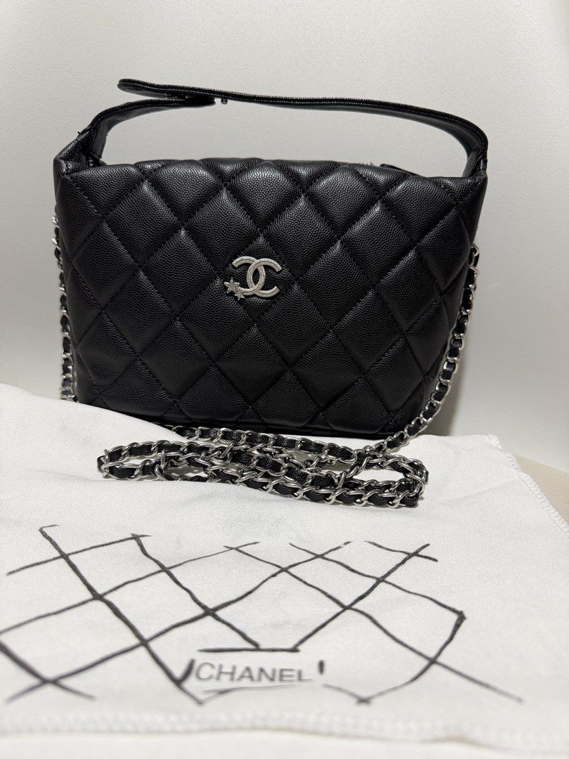 Chanel Mini Hobo (Category: Luxury Bags & Wallets) located in Quezon City. Submitted by musthaveluxe (Listing ID 1467137684, Image 1). Description: caviar leather microchip.