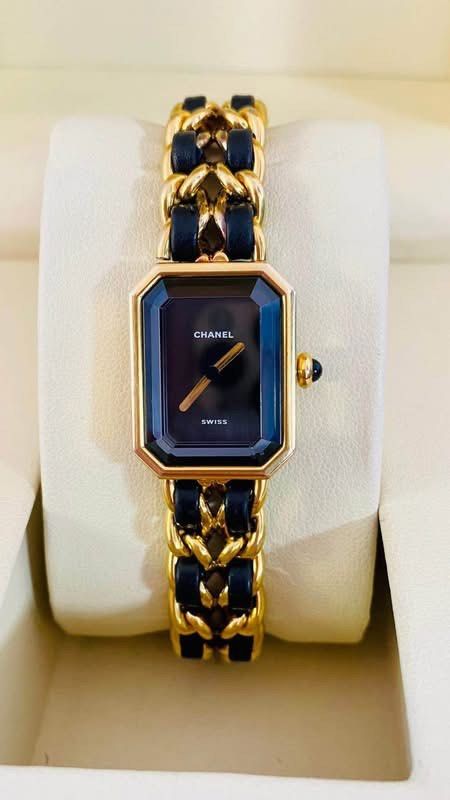 Chanel Premiere Watch (Category: Women's Watches) located in Manila. Submitted by annafinds (Listing ID 1467062720, Image 1). Description: ₱59,999 Auth Chanel Premiere Watch for Ladie’s -Black Dial -Sapphire Glass -Swiss Made -Quartz Movement -For Medium Wrist Size -With Provided Box -In Excellent Condition 📌Disclaimer:📌 I Claim to be a Legit Watch Reseller. All Products, Names, Brands, and Logos are owned by their respective brand owners. We a