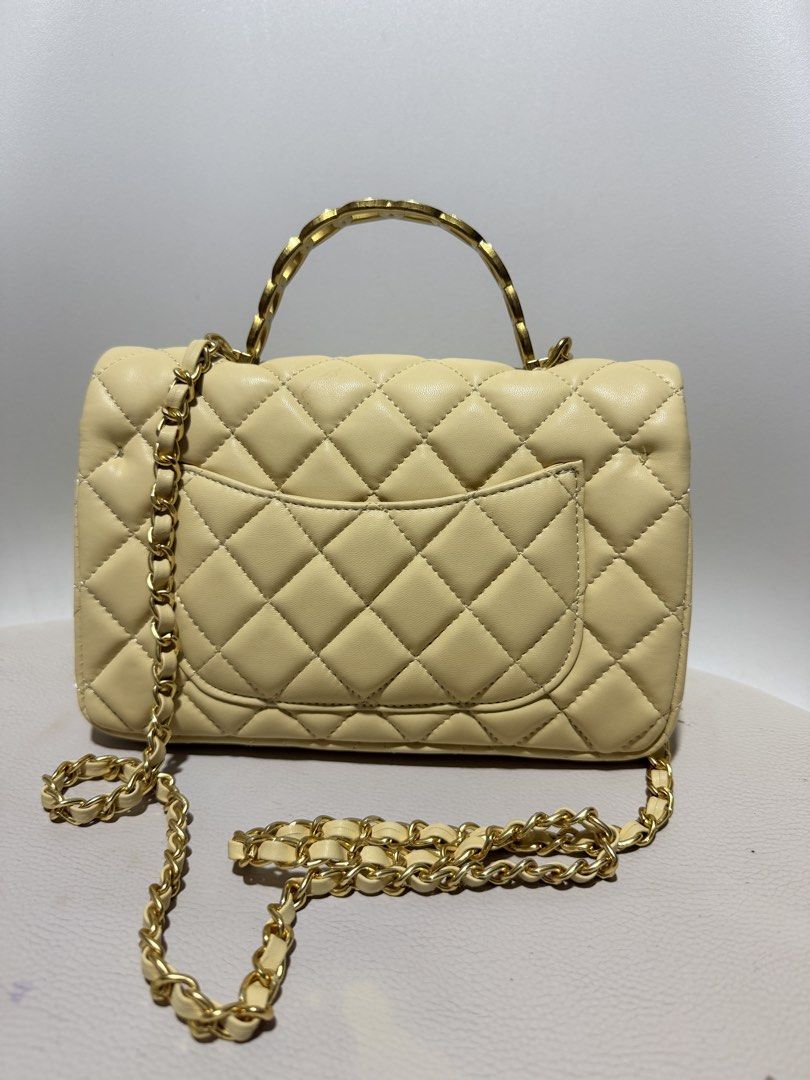 Chanel Top Handle Beige (Category: Luxury Bags & Wallets) located in Quezon City. Submitted by musthaveluxe (Listing ID 1467138024, Image 3). Description: .