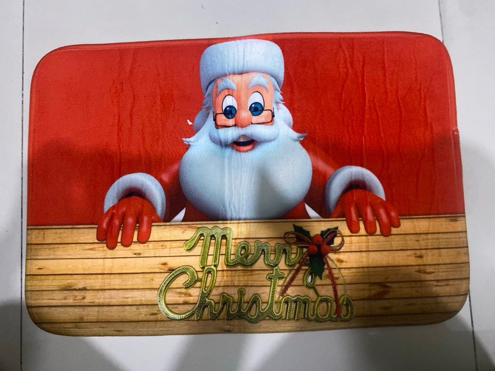 Christmas non-slip mat (Category: Other Home Decor) located in Taguig. Submitted by ceej0915 (Listing ID 1467074929, Image 2). Description: christmas mat non slip.