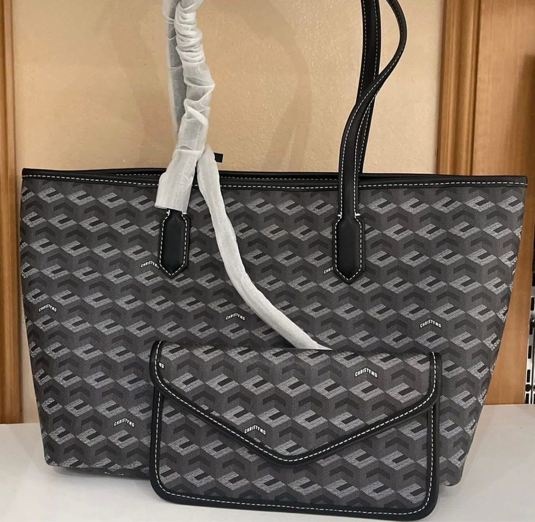 Christy Ng Tote Bag with Pouch Set (Category: Tote Bags) located in Manila. Submitted by mimi4373 (Listing ID 1467092594, Image 2). Description: CHRISTY NG - with box - good for gift giving - super b quality ✨ Colors available posted .
