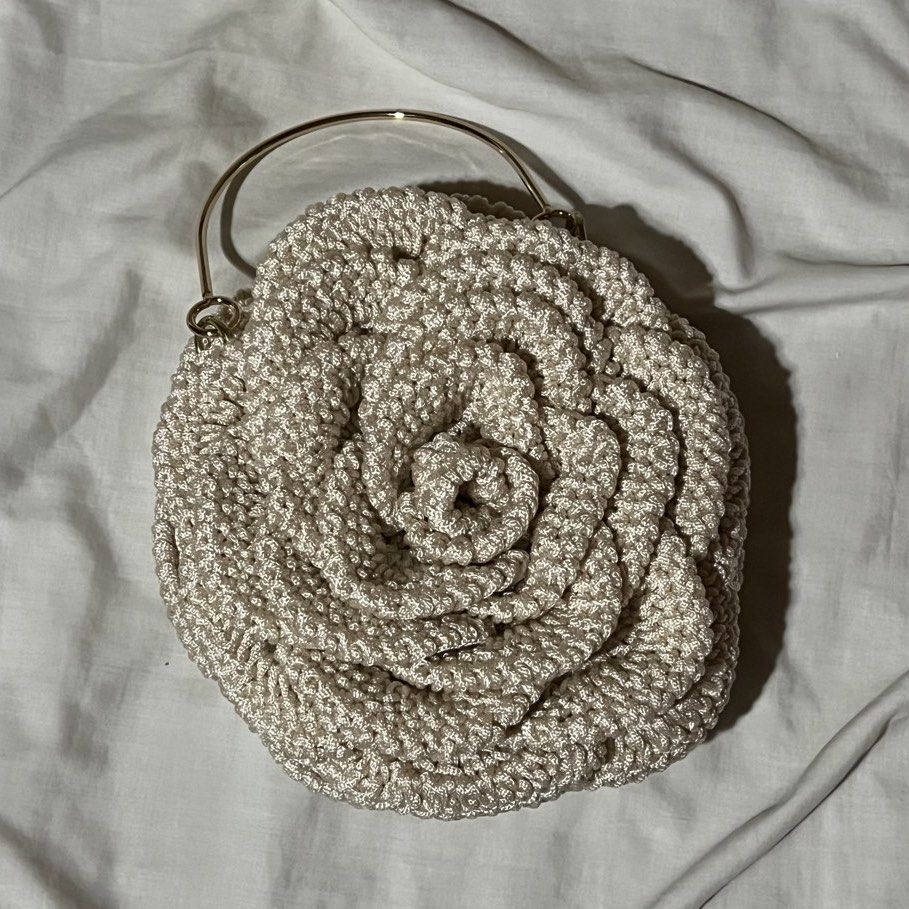 Chrocheted Two-way bag (Category: Cross-body Bags) located in Rizal. Submitted by lovedbylance (Listing ID 1467057884, Image 1). Description: Can be worn as a crossbody or hold it as a handbag using the included strap. It’s never been used and was just kept in storage. A super cute statement piece!.