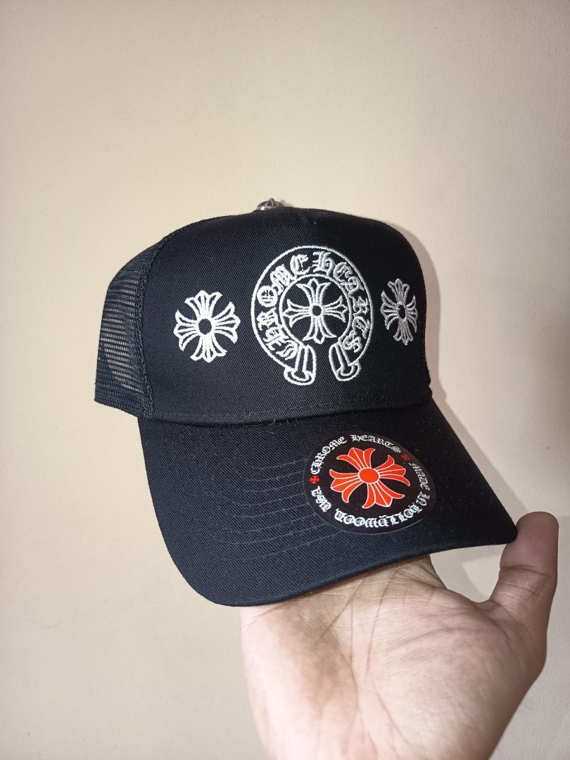 Chrome Heart Trucker Cap (Category: Caps & Hats) located in Pasay City. Submitted by ODDXX (Listing ID 1466982389, Image 1). Description: Chrome Hearts Cap Brandnew! Brandnew! 400php Only!.