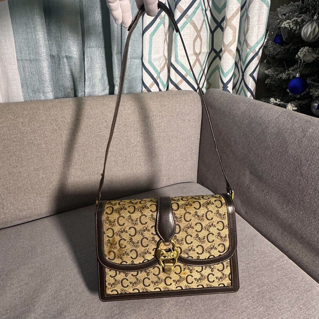 Céline C Macadam Sulky Horsebit (Category: Luxury Bags & Wallets) located in Claveria. Submitted by jhunaceeeeee (Listing ID 1466999256, Image 2). Description: 💯Authentic Need bagspa Excellent condition Bag only.