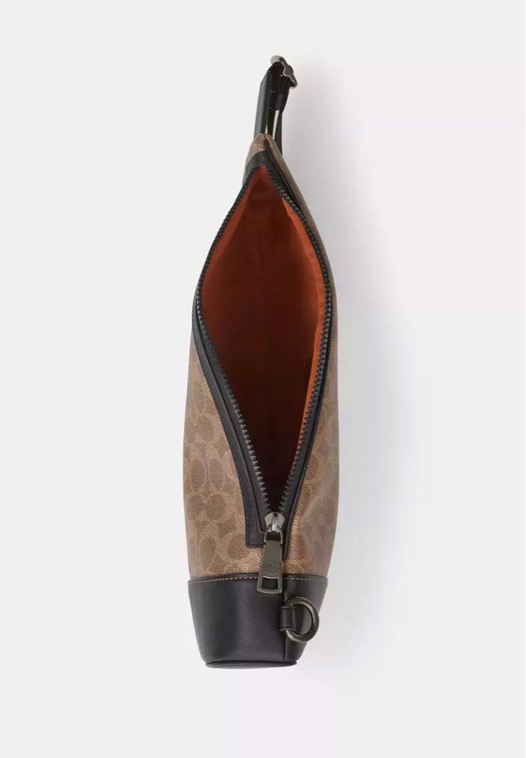 Coach Dominic Sling Pack (Unisex) (Category: Luxury Bags & Wallets) located in Pasig City. Submitted by bambinellicruz (Listing ID 1467090560, Image 2). Description: BRAND NEW / GUARANTEED AUTHENTIC / STILL IN ORIGINAL PACKAGING Coach Brown Dominic Sling Pack - Unisex Selling low 😊 Actual photos in listing. Price: P13,950 + SF (item is in Pasig) MOP: BDO, BPI, Gcash.