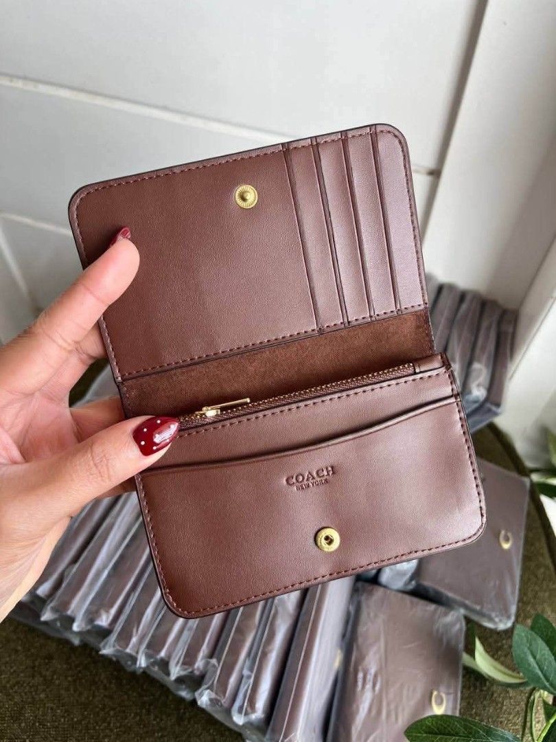 Coach Slim Cardcase in Maple (Category: Wallets & Card holders) located in Quezon City. Submitted by bagsboutiqueph (Listing ID 1467044139, Image 2). Description: LAST PRICE POSTED. LIMITED STOCKS! BRANDNEW WITH INCLUSIONS. COLOR MAY SLIGHTLY VARY IN ACTUAL DUE TO LIGHTING AND CAMERA SETTING. OTHER PHOTOS WILL BE SEND DURING PURCHASE AND FOR SURE BUYERS ONLY. WHEN IN DOUBT, DO NOT ORDER. THANK YOU..