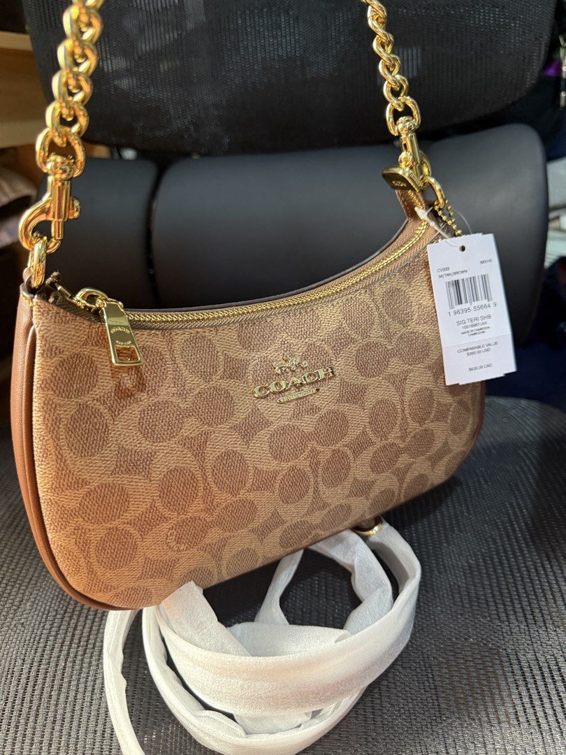 Coach Teri Tan Brown (Category: Cross-body Bags) located in San Jose del Monte. Submitted by shop_by_zd (Listing ID 1467081735, Image 2). Description: Brand new with tag .