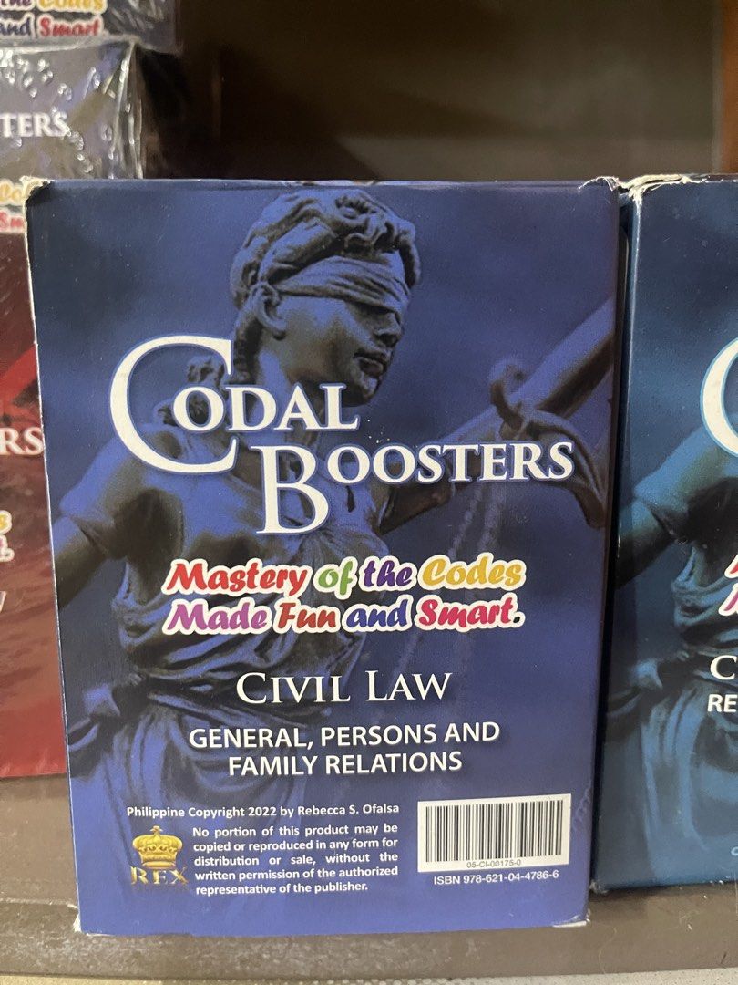 Codal Booster Civil Law (Category: Announcements) located in Manila. Submitted by jurisdoctor (Listing ID 1466989264, Image 1). Description: Just opened it for content. ☺️.