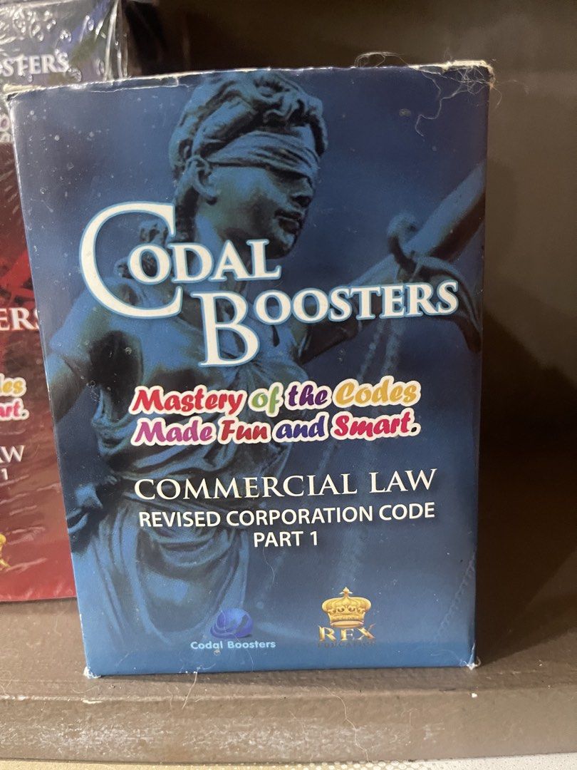 Codal Booster Commercial Law (Category: Announcements) located in Manila. Submitted by jurisdoctor (Listing ID 1466990073, Image 1). Description: Only opened to check..