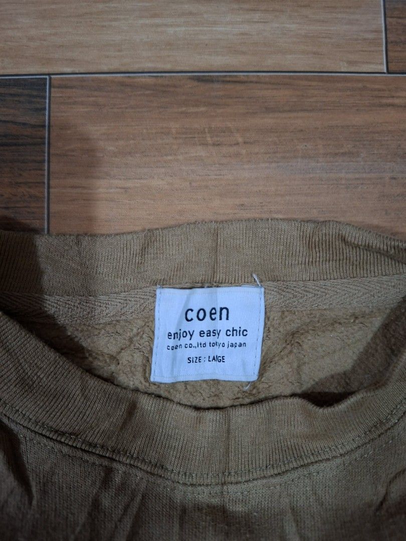 Coen Pullover (Category: Coats, Jackets and Outerwear) located in Pili. Submitted by jasonthrift2001 (Listing ID 1467099219, Image 3). Description: Coen Pullover size: large on tag excellent condition no issue location: Bicol Area.