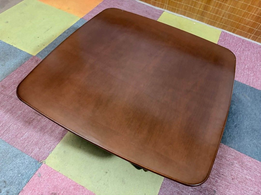 Coffee/center Table (Category: Tables & Sets) located in Meycauayan. Submitted by marygracecasimiro (Listing ID 1467042149, Image 2). Description: FUJI Square Top Bentwood Coffee / Center Table SOLID WOOD!!! AESTHETIC!!! HEAVY-DUTY!! Produced by the historic Japanese manufacturer Fuji Furniture, this piece is celebrated for its mid-century modern aesthetic, utilizing specialized steam-bent curved wood techniques rooted in traditional Tokushima sh