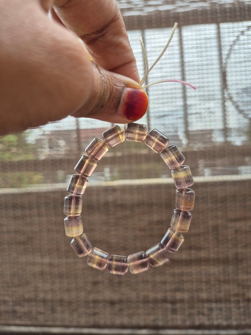 Combo (Category: Bracelets) located in Kuala Lumpur. Submitted by mily_cystals (Listing ID 1466972800, Image 3). Description: fluorite yellow agate.