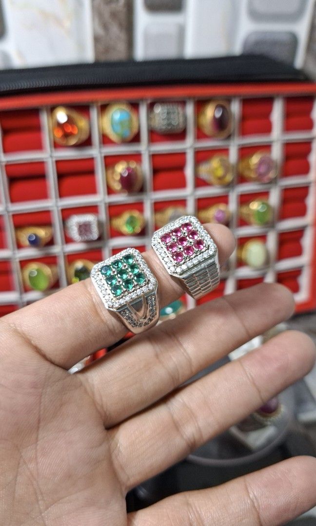Combo Ring (Category: Jewelry) located in Singapore. Submitted by permataqolbu (Listing ID 1467137870, Image 4). Description: combo ring delima 4 pcs $200 combo ring cincin zircon 2 pcs $150.