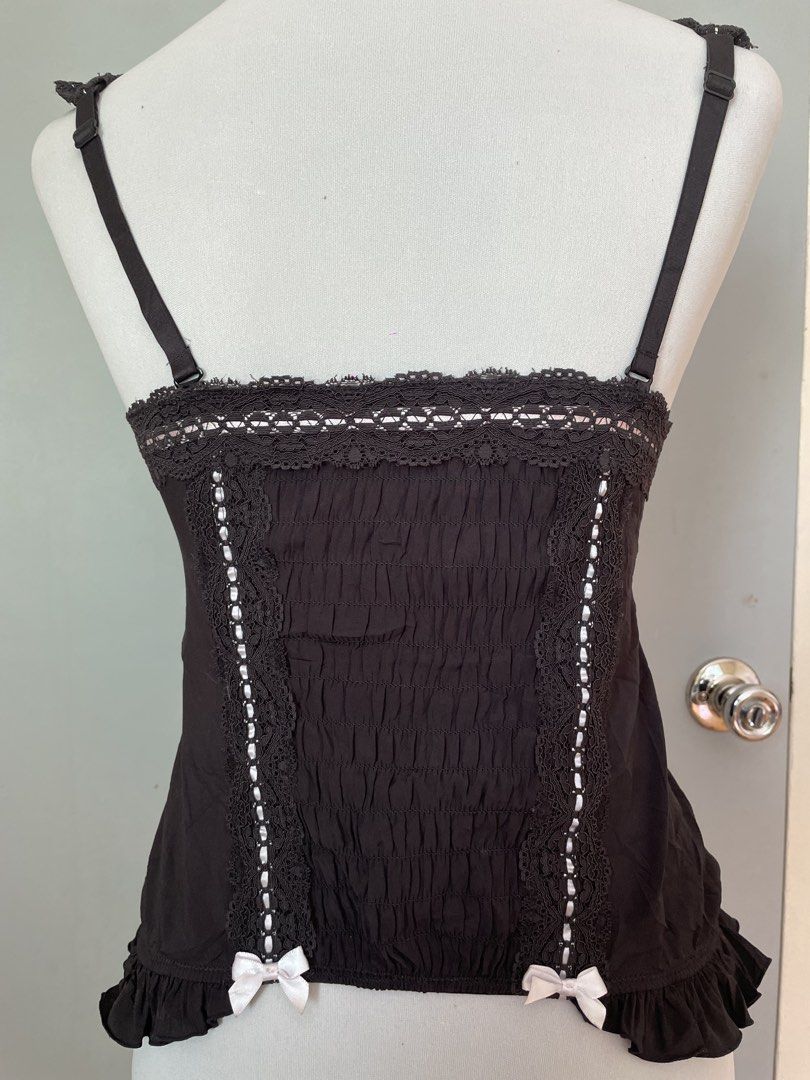 Coquette black laced top (Category: Sleeveless) located in Abucay. Submitted by tap-thrift (Listing ID 1467035521, Image 3). Description: .
