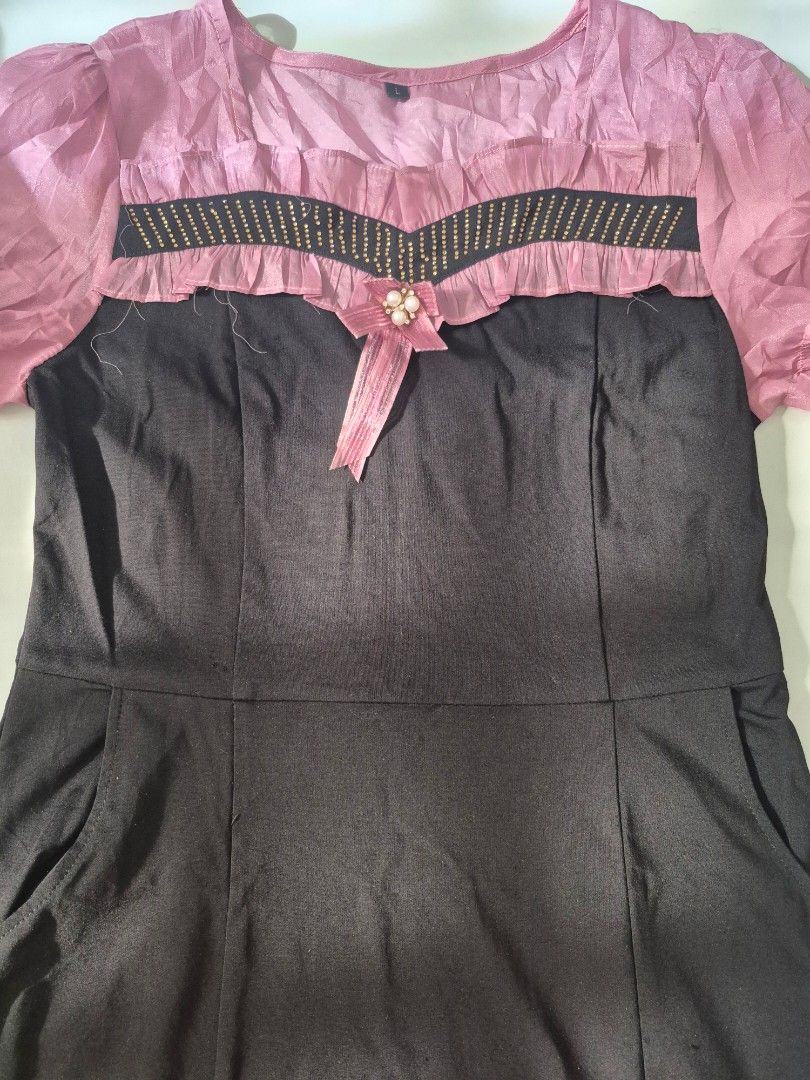 Coquette Black Simple Dress (Category: Dresses) located in Calamba. Submitted by bb.lace (Listing ID 1466973492, Image 1). Description: with flaws as shown above.