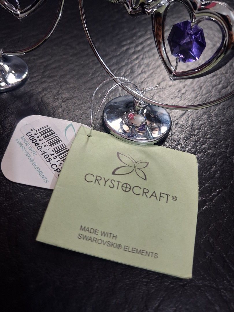 Crystocraft Collection Made With Swarovski Crystal (Category: Precious Stones) located in Mandaluyong City. Submitted by daddyjpanlilio24 (Listing ID 1466993293, Image 2). Description: P 350 each P 600 both FIX PRICE No box No issue Mandaluyong Shipping/payment: Gcash/Maya Jnt payment 1st no cod Lalamove payment upon rider pick up.