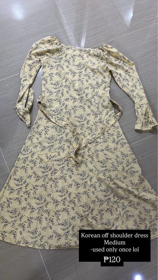 Decluttering (Category: Dresses) located in Caloocan City. Submitted by mikhacastillo_ (Listing ID 1467107254, Image 3). Description: Details stated sa picture. Pwede tawad hehe.