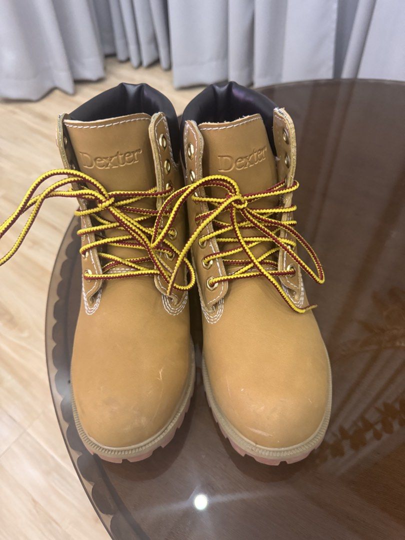 Dexter lace-up work and safety boots-Declutter (Category: Boots) located in Mexico. Submitted by hayascentph (Listing ID 1467120120, Image 2). Description: *Declutter *Mode of payment Gcash/Maya Wallet *Delivery Fee to be shouldered by buyer *We ship Nationwide *Courier JNT or LBC cash on delivery, Cash on pick up in nearest LBC branch Need a new scent? Follow my Facebook page for perfume finds! Facebook Page: Haya Scent Carousell: hayascentph Op