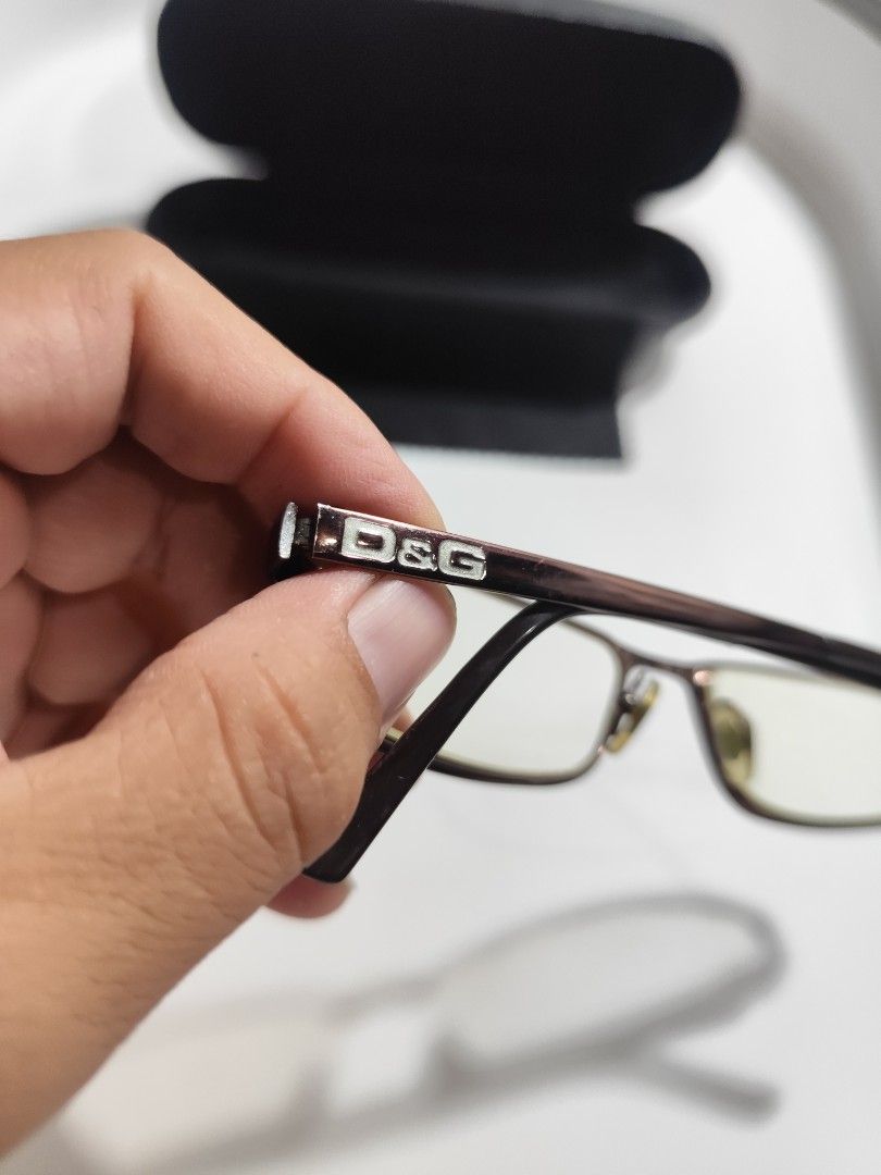 D&G Dolce & Gabbana Eyeglasses Frame (Category: Sunglasses & Eyewear) located in Cebu City. Submitted by icoolectnsellect (Listing ID 1467149176, Image 3). Description: Issue: Minor Scratch, Dirt and RX lens. Bought at Garage Sale. Authenticity not Guaranteed, di ko alam if legit or Fake. Buy @ your own Risk. All EyeGlasses or Sun Glasses ay may Grado or Prescription Glasses. Please be careful para di masira mata nyo, you can change the lens and 