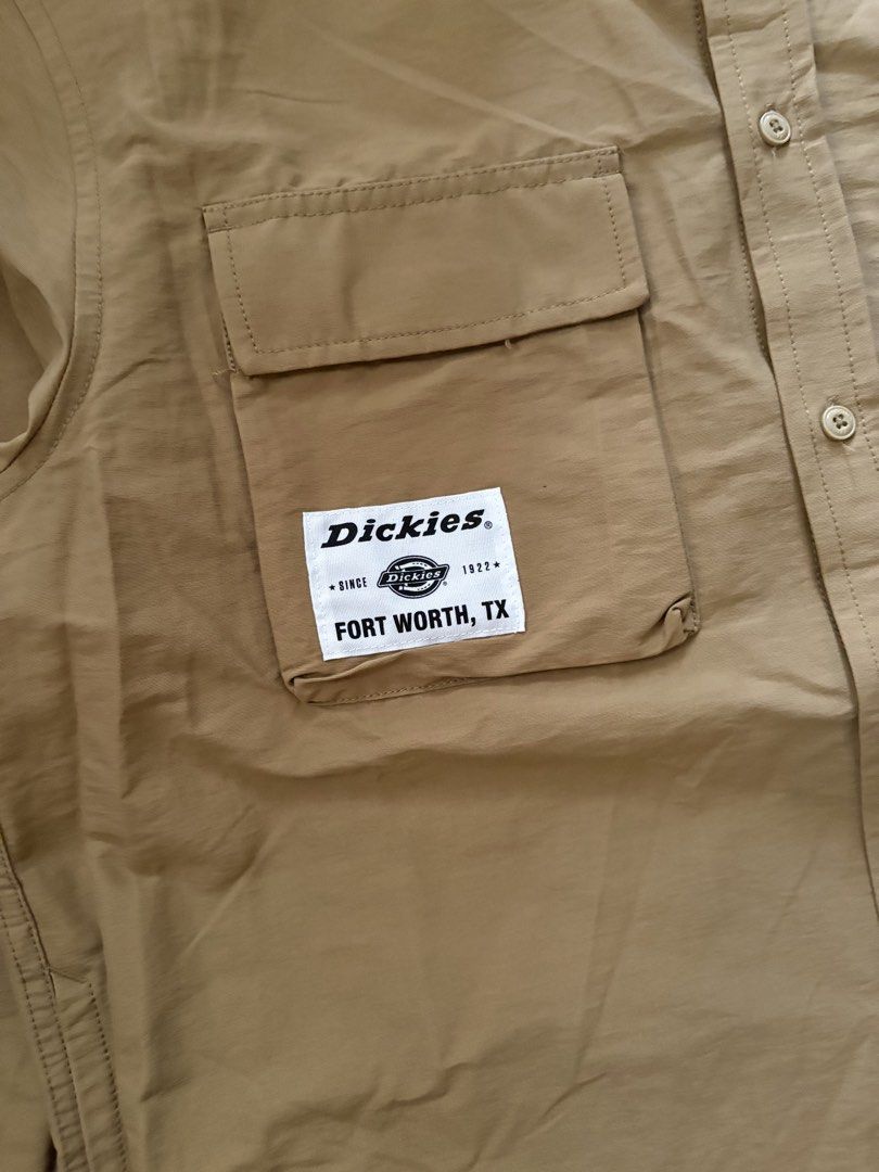 Dickies Brown Nylon Polo Jacket (Category: Coats, Jackets and Outerwear) located in Antipolo. Submitted by thearchivesproject (Listing ID 1467028324, Image 3). Description: 23 width 30.5 length.