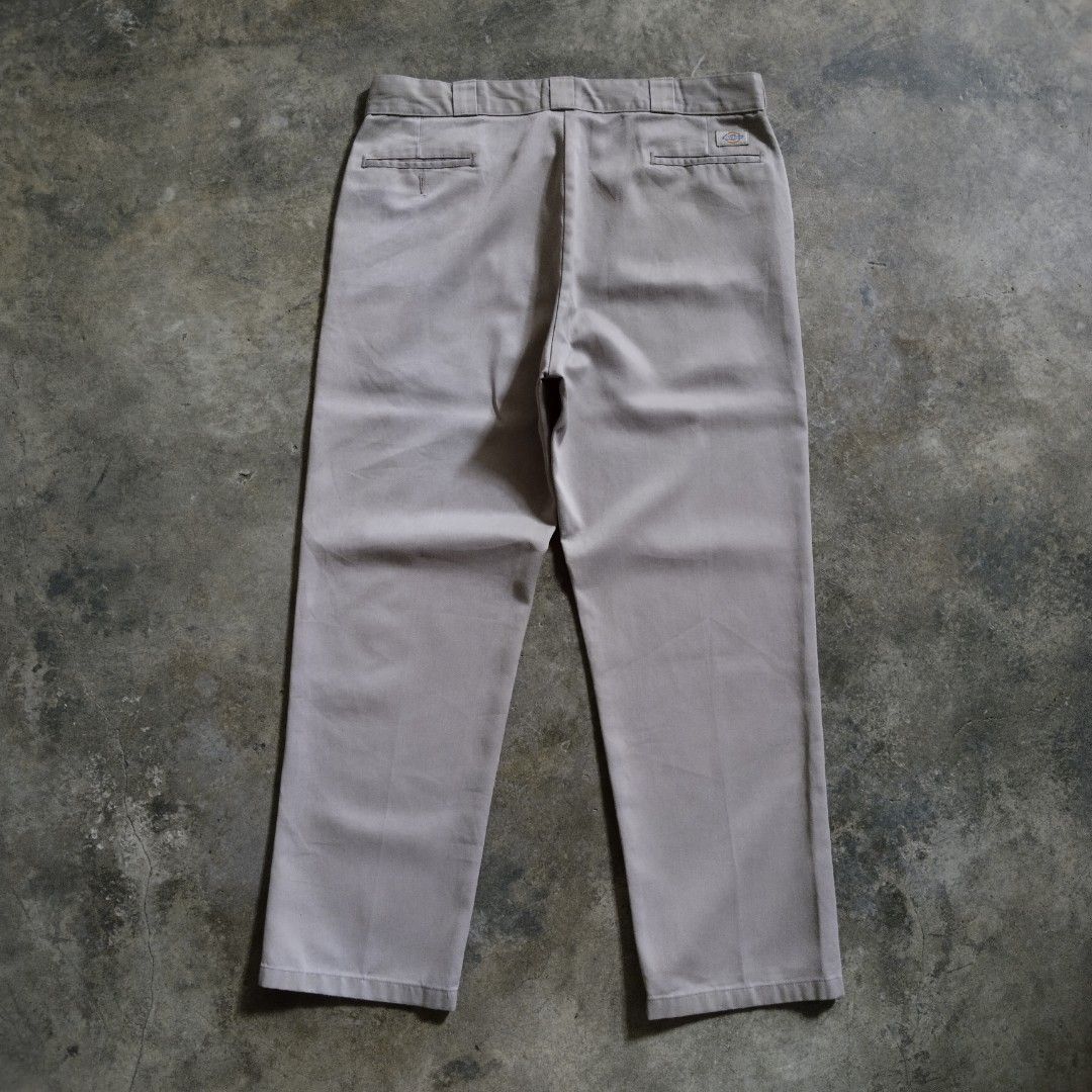 dickies khaki work pants (Category: Trousers) located in Bulacan. Submitted by hustleoverluckphv2 (Listing ID 1467019780, Image 2). Description: dickies khaki work pants 40 x 32 on tag Measurements Waist - 40" Length - 43" Hem - 9" Thigh - 13" Inseam - 31" Claim - 499.