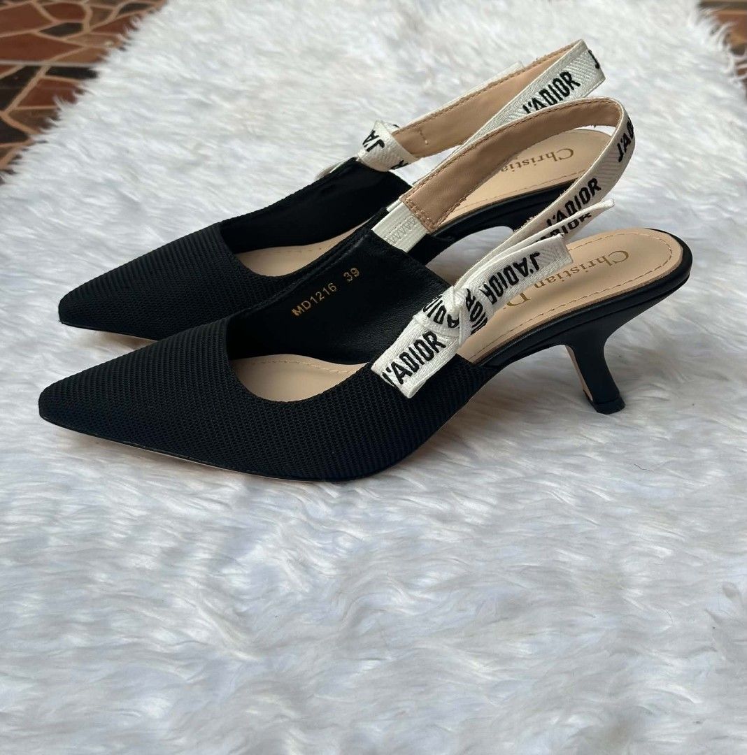 Dior slingback heels EUR 39 (Category: Heels) located in Daraga. Submitted by donjim (Listing ID 1467064713, Image 3). Description: Authentic preloved Christian Dior slingback heels, size 39 (26cm insole), with box, excellent condition.