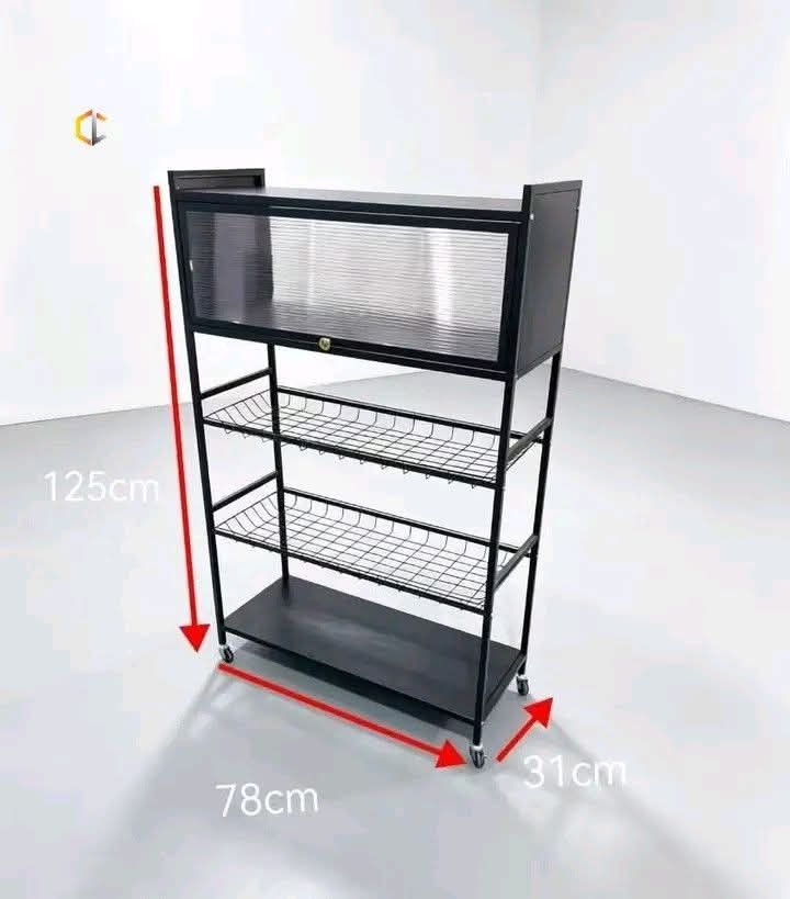 Dish rack with shelving rack (Category: Shelves, Cabinets & Racks) located in Manila. Submitted by yzlshop (Listing ID 1466996108, Image 2). Description: .