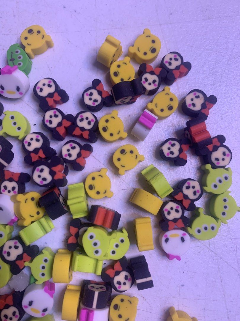 Disney Characters - Mini Erasers - Tsum Tsum (Category: Everything Else Others) located in Carmona. Submitted by bihira (Listing ID 1467031044, Image 3). Description: Disney Characters - Mini Erasers - Tsum Tsum - WYSIWYG - Assorted - Mini Tsum Tsum Erasers.