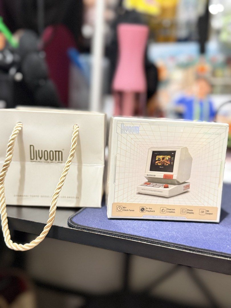 Divoom Minitoo Retro Pixel Speaker (Category: Soundbars, Speakers & Amplifiers) located in Manila. Submitted by angelsdepot (Listing ID 1466984079, Image 2). Description: Brandnew and sealed, comes with paperbag from Divoom. .