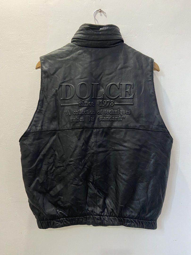 Dolce Leather Vest (Category: Coats, Jackets and Outerwear) located in Tukuran. Submitted by retrothrifter88 (Listing ID 1467017520, Image 3). Description: 22x25.
