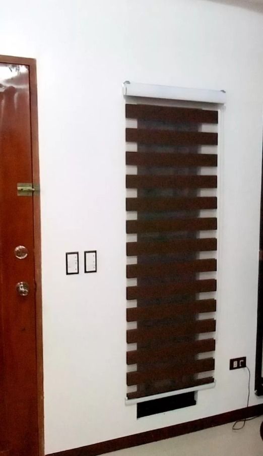Double Layer Roller Zebra Blinds Vision Window Shades (Category: Curtains & Blinds) located in Manila. Submitted by rarewhale_487098 (Listing ID 1467012344, Image 2). Description: - Product: Double Layer Roller Zebra Blinds - Light Control: Alternating sheer and solid stripes - Colors Available: Grey, brown, maroon, and red,black,dark gray,white,beige,pink,blue,light yellow,nude brown - Style: Modern minimalist with clean geometric lines - Ideal 
