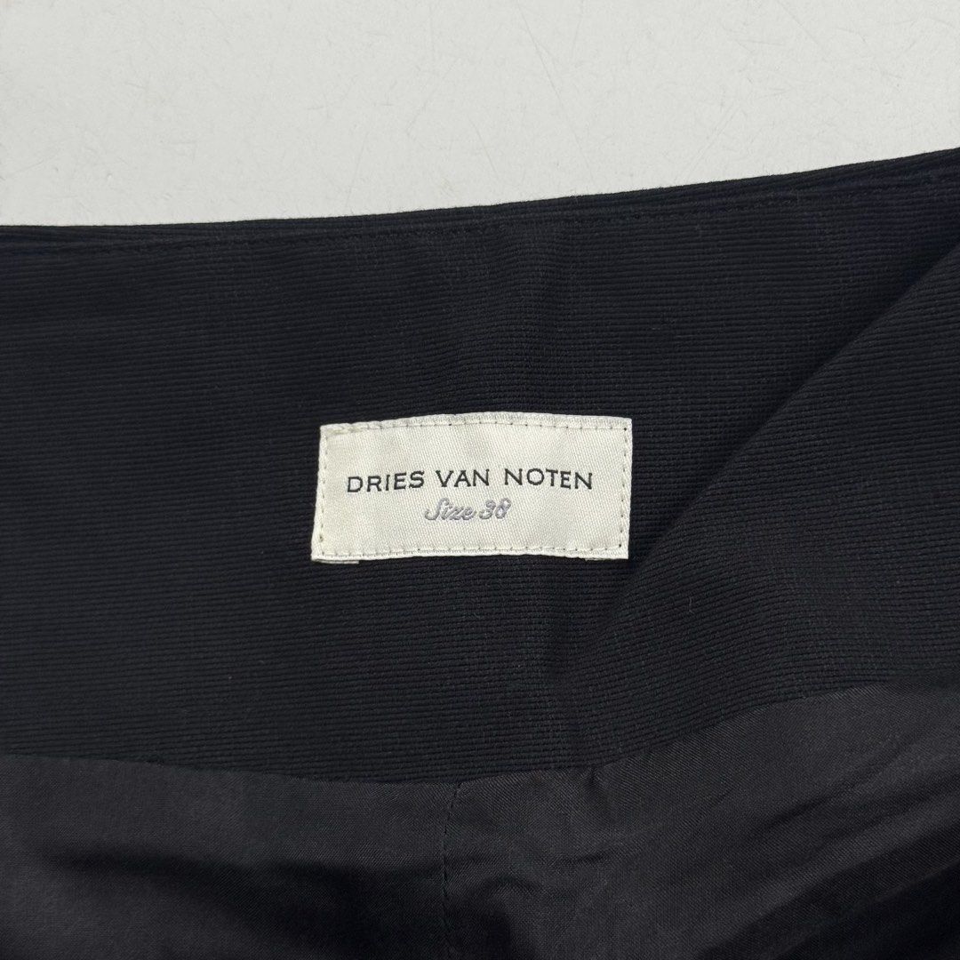 Dries Van Noten Asymmetrical Ruffled Midi Skirt (Category: Skirts) located in Manila. Submitted by jademax (Listing ID 1467126563, Image 3). Description: Size 38 Waist: 15” Length: 31” Leg Opening: 20”.