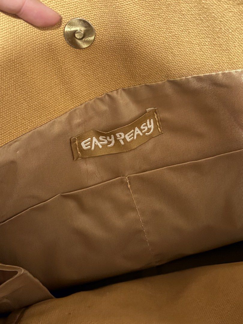 Easy Peasy Canvas Tote Bag (Category: Tote Bags) located in Manila. Submitted by sade03_ (Listing ID 1466982245, Image 3). Description: —tote bag, very spacious inside.