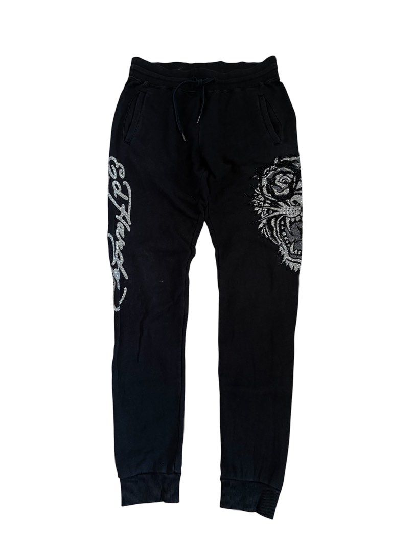 Ed Hardy Jogger Pants (Category: Joggers) located in Cabiao. Submitted by thelifeofgelo (Listing ID 1467000840, Image 1). Description: Ed Hardy Jogger Pants Size: Medium Condition: Very good Price: 450 + shipping fee.