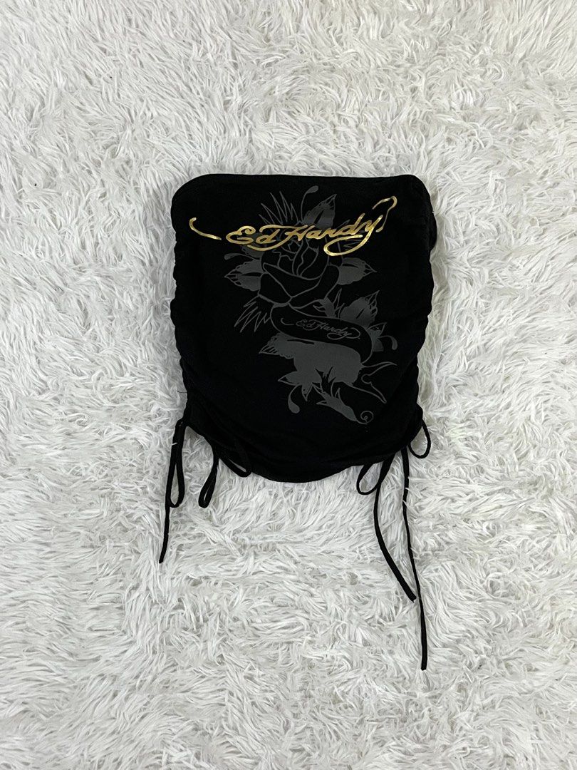 SOLD | Ed Hardy Tube Top (Category: Others Tops) located in Bacolod City. Submitted by minwonluvr (Listing ID 1467011556, Image 2). Description: no issues super niceee fits XS #vintage #y2k.