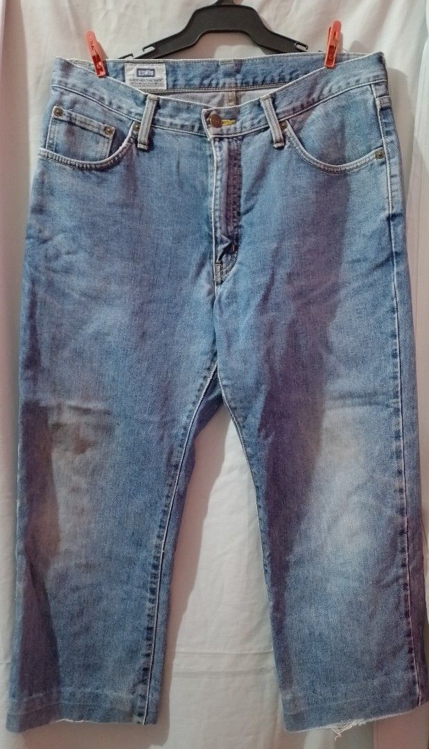 EDWIN International Basic Relaxed Denim Jeans (Category: Jeans) located in Manila. Submitted by nievesolanna (Listing ID 1467042364, Image 1). Description: waist: 34-35 inches length: 34 inches 400 PESOS LOC: SAMPALOC, MANILA.