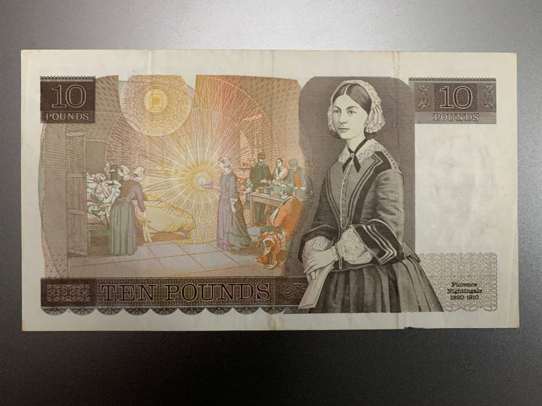England 10 pounds banknote (Category: Currency) located in Indang. Submitted by vykolektor (Listing ID 1467095082, Image 2). Description: England 10 pounds Condition in photos.