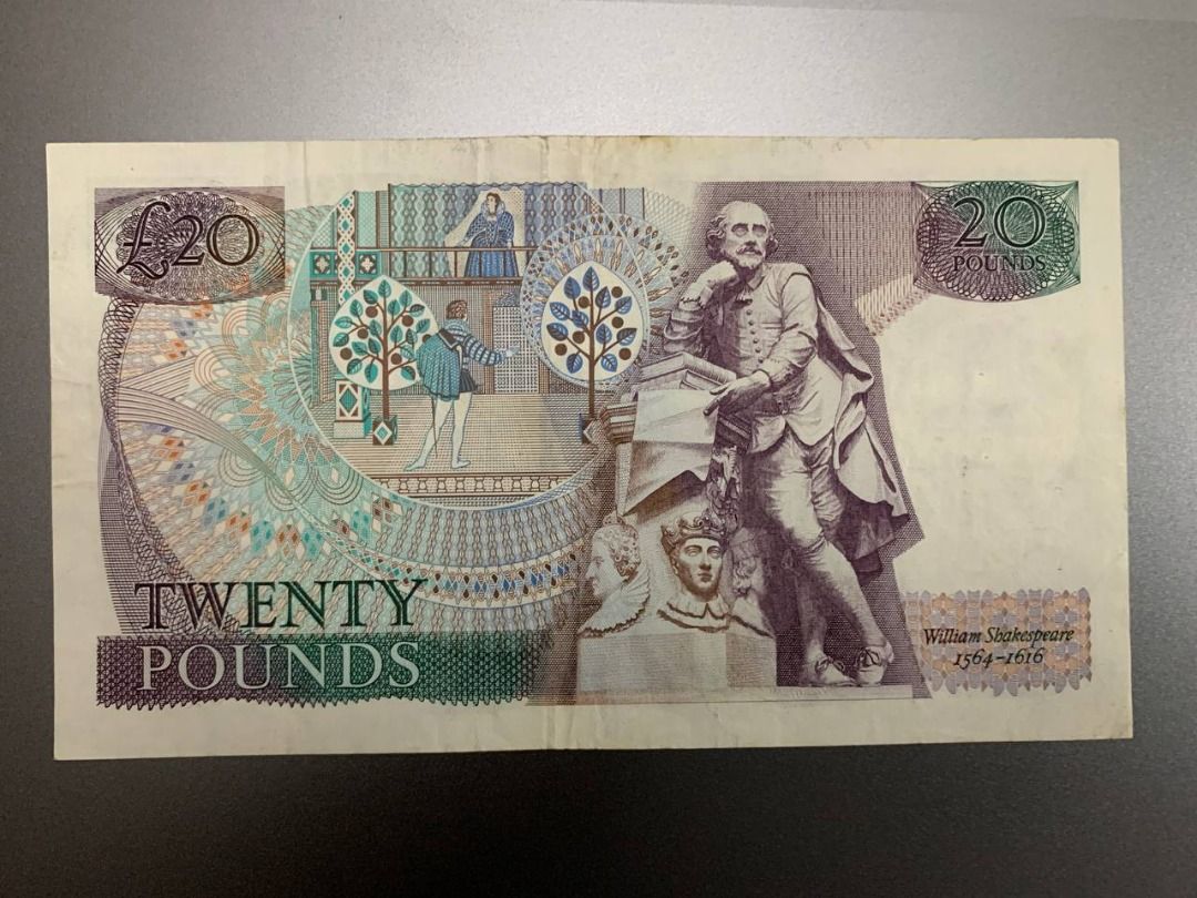 England 20 pounds banknote (Category: Currency) located in Indang. Submitted by vykolektor (Listing ID 1467095232, Image 2). Description: England 20 pounds Condition in photos Offer your price.