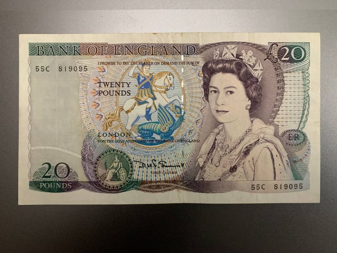 England 20 pounds banknote (Category: Currency) located in Indang. Submitted by vykolektor (Listing ID 1467095232, Image 1). Description: England 20 pounds Condition in photos Offer your price.