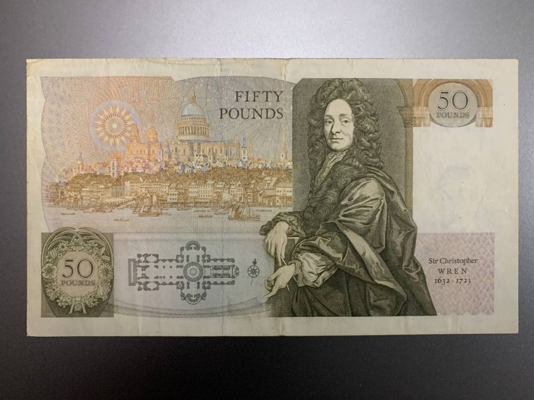 England 50 pounds banknote (Category: Currency) located in Indang. Submitted by vykolektor (Listing ID 1467095343, Image 2). Description: England 50 pounds Condition in photos Offer your price.