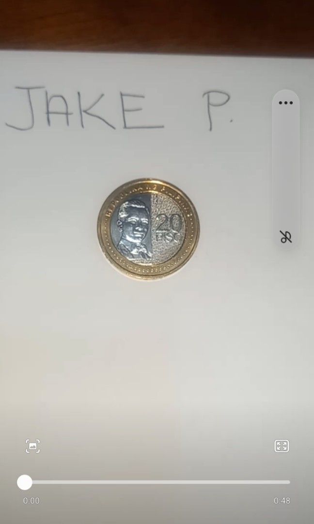 Error Coins and Collectibles (Category: Looking For) located in Manila. Submitted by collectorcoins (Listing ID 1467026434, Image 1). Description: 20 peso error coin (Overlapping Print Front and Back).