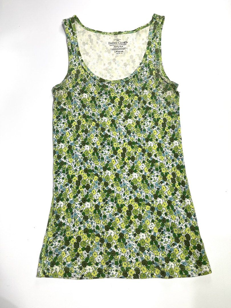 Faded Glory Tank Top (Category: Sleeveless) located in Manila. Submitted by kerlythreads (Listing ID 1467119844, Image 1). Description: medium - large no issue.