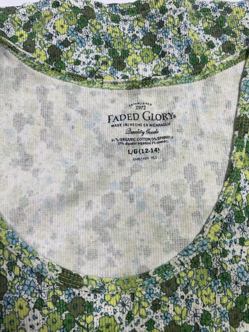 Faded Glory Tank Top (Category: Sleeveless) located in Manila. Submitted by kerlythreads (Listing ID 1467119844, Image 3). Description: medium - large no issue.