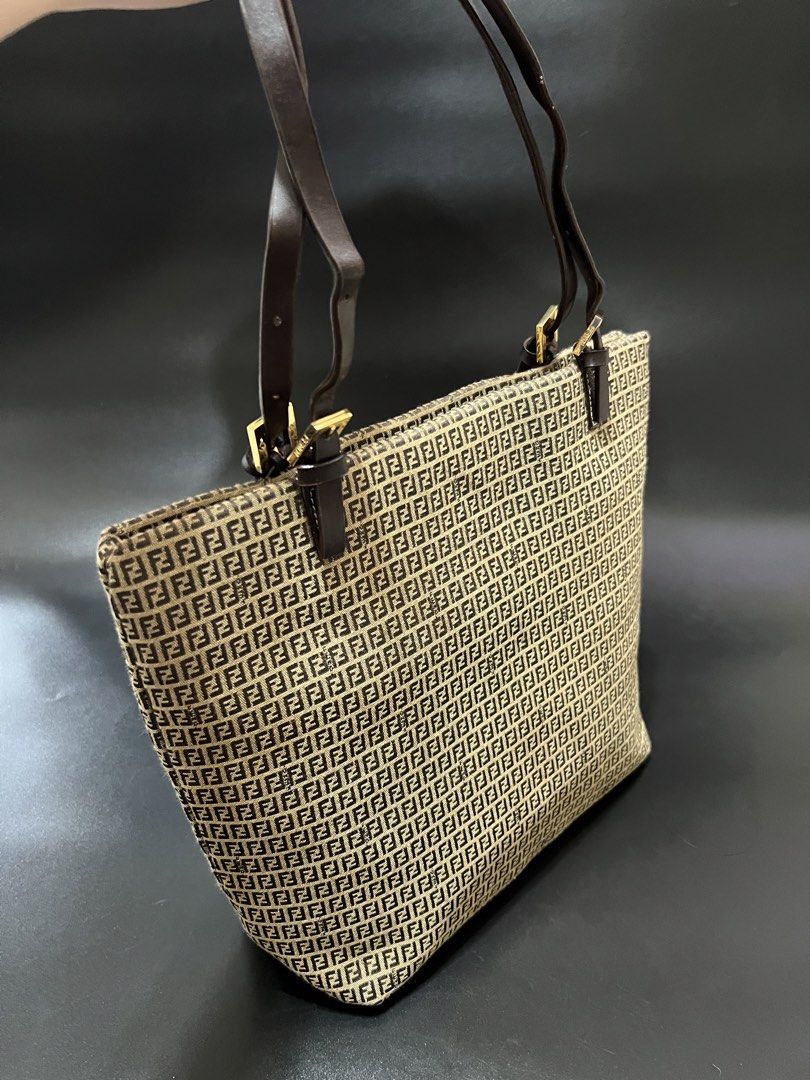 Fendi Tote Bag Monogram (Category: Luxury Bags & Wallets) located in Cebu City. Submitted by sexyclosetph2.0 (Listing ID 1466971948, Image 3). Description: Like new condition No issues at all Monogram all over Many compartment with zipper Medium size Nice pa .
