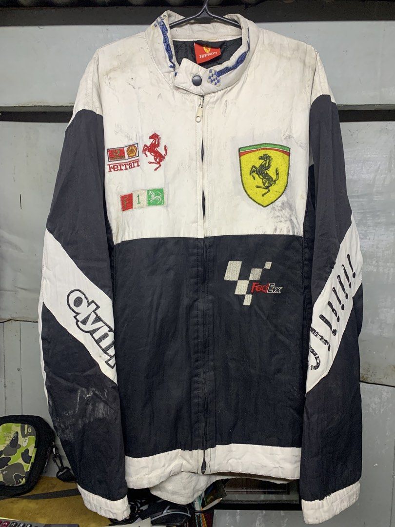 Ferrari Jacket (Category: Coats, Jackets and Outerwear) located in Caloocan City. Submitted by rayvenbns (Listing ID 1467126852, Image 1). Description: stain and sign of usage.